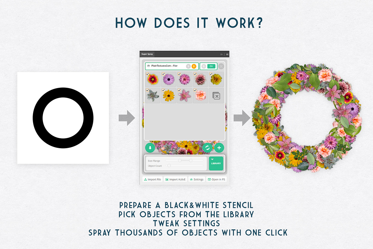 Super Spray - Amazing Text Effects, a Plug-in Add-On by DesignRocket (Photo 4 of 18)
