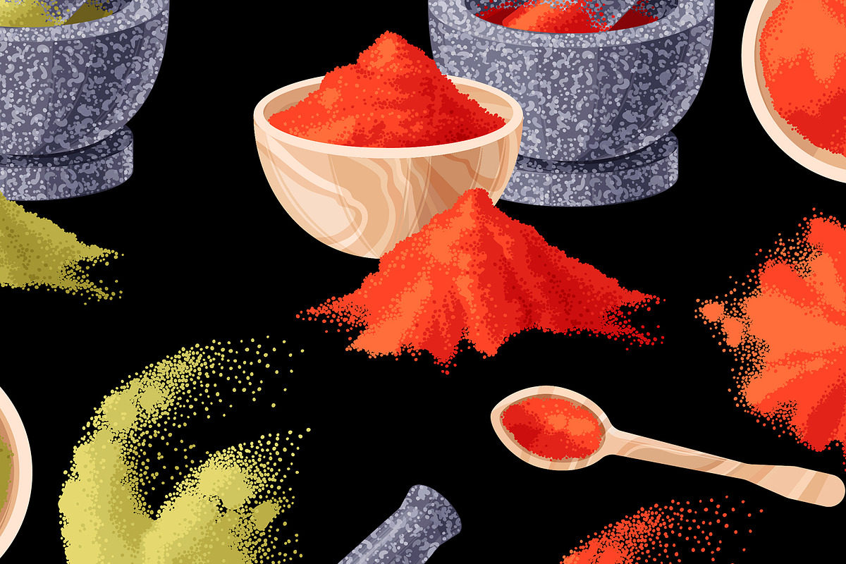 Spices and Herbs Bundle, a Food Illustration by GreyLilac (Photo 6 of 6)