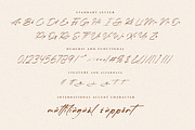 Huntberg Stylish Handdraw Font, a Handwritten Font by RantautypeStudio (Thumbnail 10 of 11)