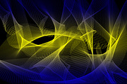 Yellow Circle with Blue Background, a Wallpaper Graphic by NJ Himel (Thumbnail 10 of 11)