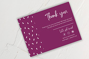 Printable Thank You Business Card, a Business Card Template by Design House (Thumbnail 4 of 9)
