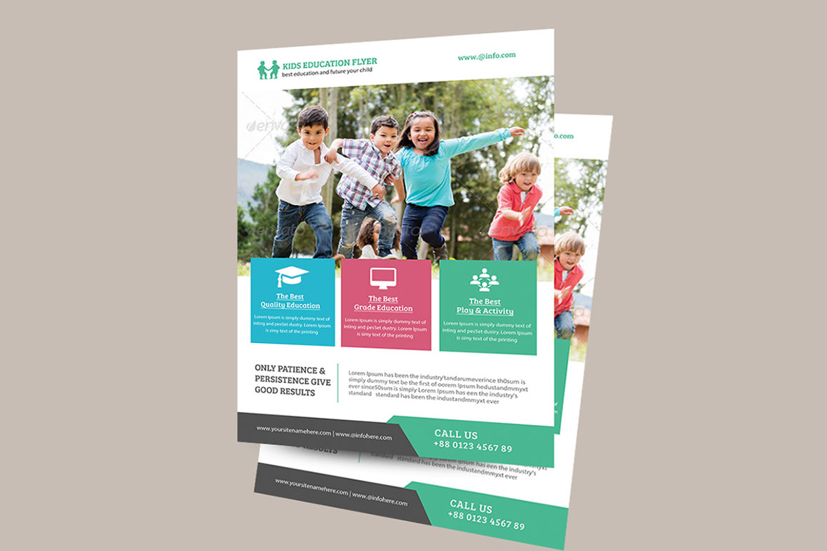 Education Flyer Template, a Flyer Template by TheGraphicsWorld (Photo 6 of 6)