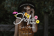 Shofia Mind Script Font, a Script Font by yantodesign (Thumbnail 1 of 8)