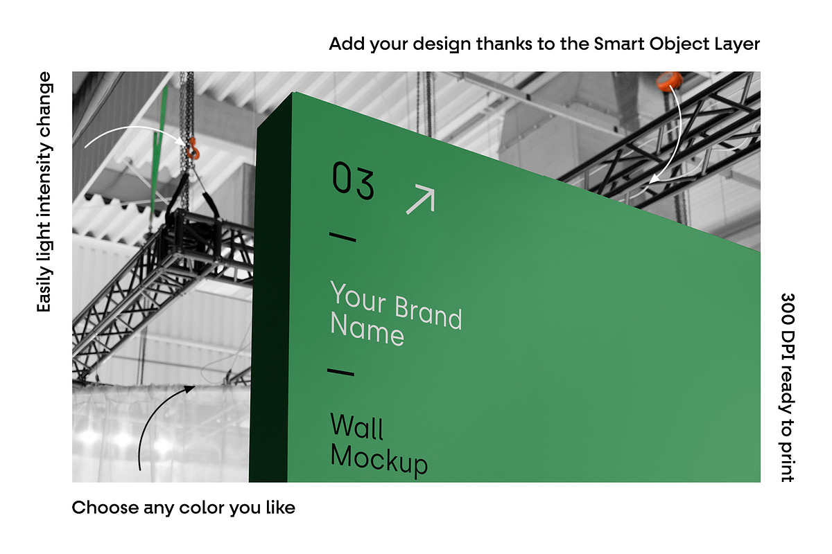 Wall Advertising Mockups, an Advertising Mockup by MockupForest (Photo 3 of 10)
