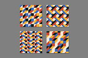 Retro Geometric Printable Wall Art, a Background Graphic by C Design Studio (Thumbnail 5 of 8)