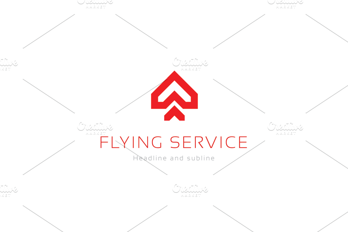 Flying service logo., a Branding & Logo Template by Anton Akhmatov