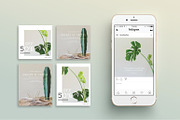 NATURALIS Instagram Pack, a Social Media Template by 46&2 Collective (Thumbnail 2 of 9)