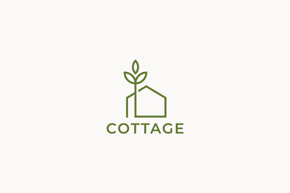 Nature Cottage Home Logo, a Branding & Logo Template by Signatoro (Photo 2 of 3)