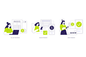 Remote payroll isolated cartoon, a Finance Illustration by Visual Generation