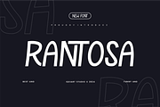 Rantosa - Funny Font, a Sans Serif Font by Iqsiart Studio (Thumbnail 1 of 7)