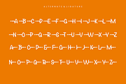 Argeno - Paint Font, a Sans Serif Font by QR Design Studio (Thumbnail 6 of 7)