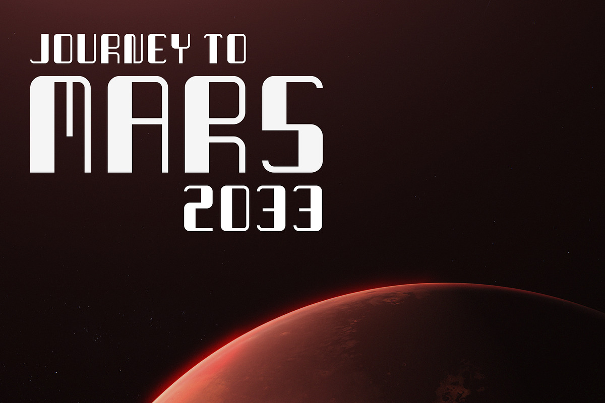 Galaxy - Sci-fi Typeface preview 5