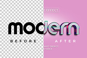 Modern Text Effect 3D Metal Style, a Layer Style Add-On by Mockmenot (Thumbnail 2 of 2)