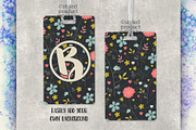 Sublimation rectangle luggage tag, a Product Mockup by StyledProductMockups (Thumbnail 3 of 4)