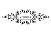Vintage Floral Frame Vector Bundle, an Illustration by Designs_River (Thumbnail 7 of 51)