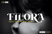 Filora All Caps Serif Font