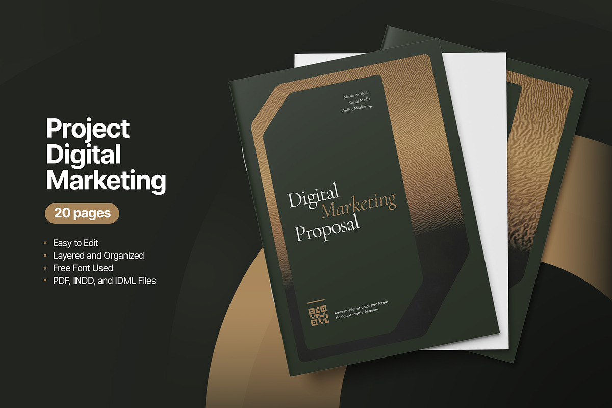 Project Digital Marketing Template, a Brochure Template by TMint Play (Photo 1 of 8)