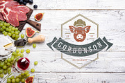 36 Restaurant Logos and Badges, a Branding & Logo Template by Vasya Kobelev (Thumbnail 11 of 15)