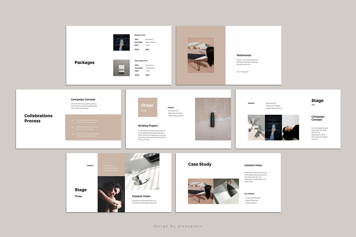 MACA - Keynote Media Kit Template, a Presentation Template by PixaSquare