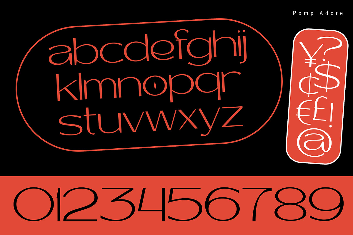 Pomp Adore - Contemporary Sans Serif, a Sans Serif Font by Ian Irwanwismoyo (Photo 11 of 12)