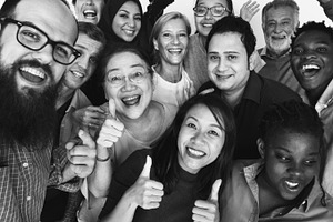 Diverse people teamwork featuring studio, diverse, and people, a Person Photo by rawpixel