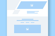 Modern Landing Page Wireframe, a Landing Page Template by ContestDesign (Thumbnail 3 of 6)