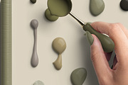 Olive Elegant Sealing Wax PNG Pack, an Object Graphic by Custom Scene (Thumbnail 5 of 8)