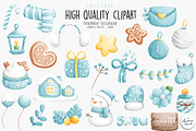 Winter gnome clipart, gnome clipart, a Seasonal Illustration by Chonnieartwork (Thumbnail 6 of 6)