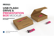 USB Flash Drive Presentation Box, a Product Mockup by IFBdesign (Thumbnail 1 of 7)