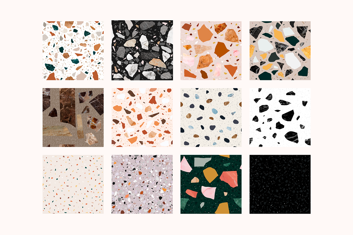 Sale! 12 Terrazzo Seamless Patterns, a Pattern Graphic by William Hansen (Photo 9 of 10)