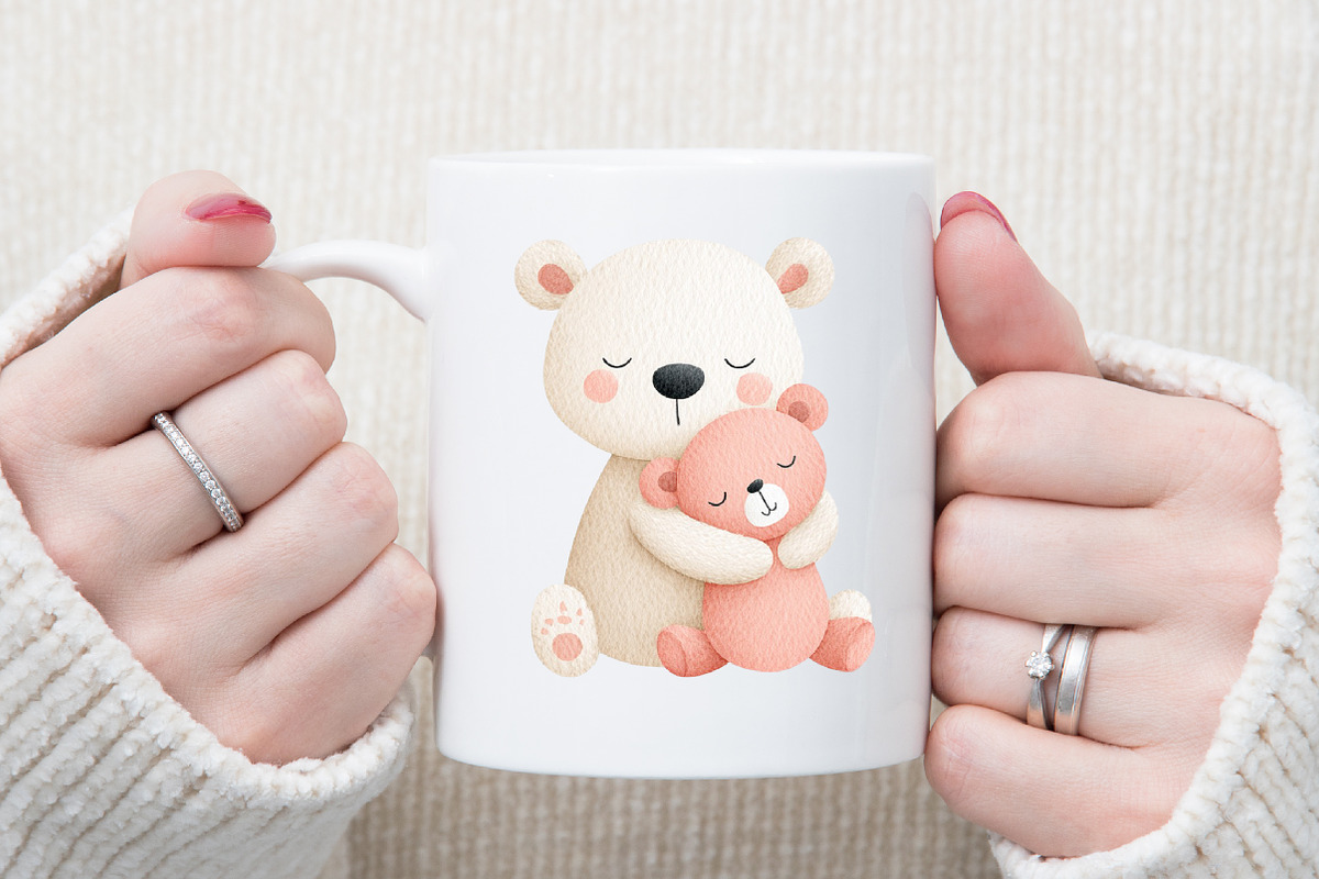 Baby Bear, Baby Shower Clipart, an Animal Illustration by Sublimation Artist (Photo 5 of 6)
