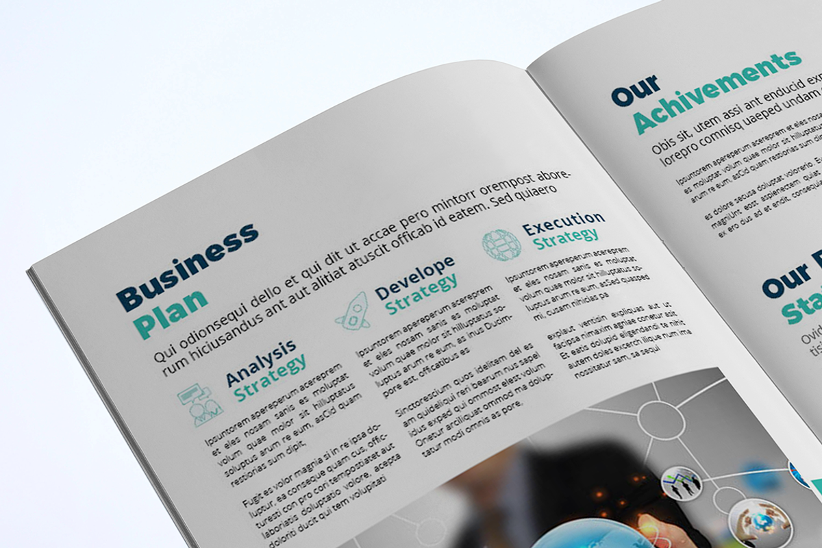 Company Profile Template, a Brochure Template by UnicodeID (Photo 10 of 12)