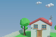 Low Poly House, an Architecture 3D Model by XYZ Space (Thumbnail 3 of 13)