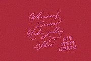 Delicate Lovers -Calligraphy font, a Script Font by MaxArt (Thumbnail 3 of 8)