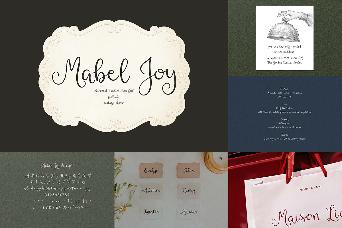 Wedding Font Collection, a Script Font by gafaroff studio (Photo 20 of 22)