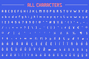 Baedar Blur, a Sans Serif Font by Craft Supply Co. (Thumbnail 8 of 8)