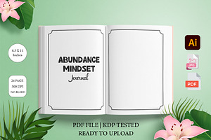 Editable Abundance Mindset Journal