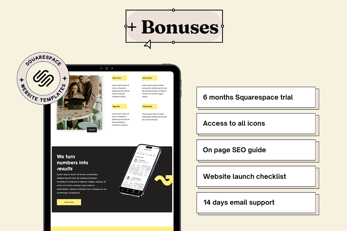 Squarespace Website template, a Squarespace Template by Ciel Lumiere (Photo 6 of 8)