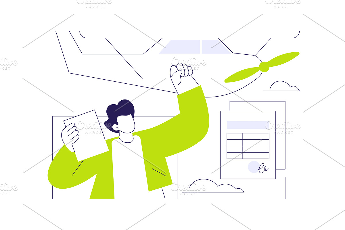 Get PPL license abstract concept, a Transportation Illustration by Visual Generation