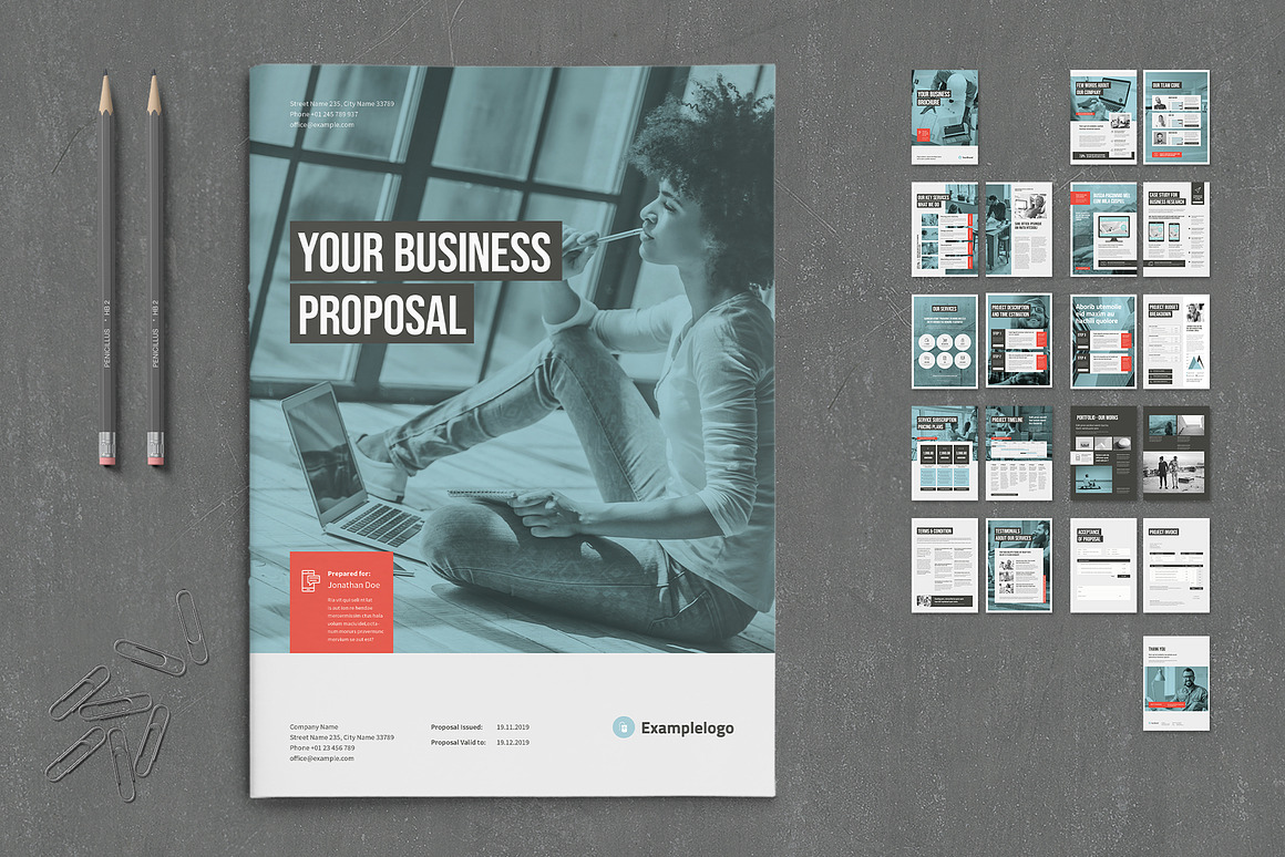 Proposal Bundle | 12 Items Vol. 2, a Brochure Template by TypoEdition (Photo 16 of 25)