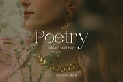 Poetry - Elegant Serif Font, a Serif Font by Studio Lanterne (Thumbnail 1 of 11)