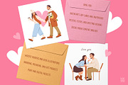 Cute Valentine’s Day People, a Person Illustration by vik.stock (Thumbnail 7 of 7)