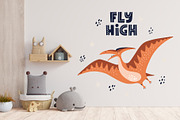 Cute Dino. Abstract Kids Set, an Object Graphic by MaNechaeva (Thumbnail 8 of 12)