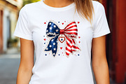 Patriotic Lace Bow PNG Design, a Seasonal Illustration by DreamArtGraphic (Thumbnail 4 of 5)