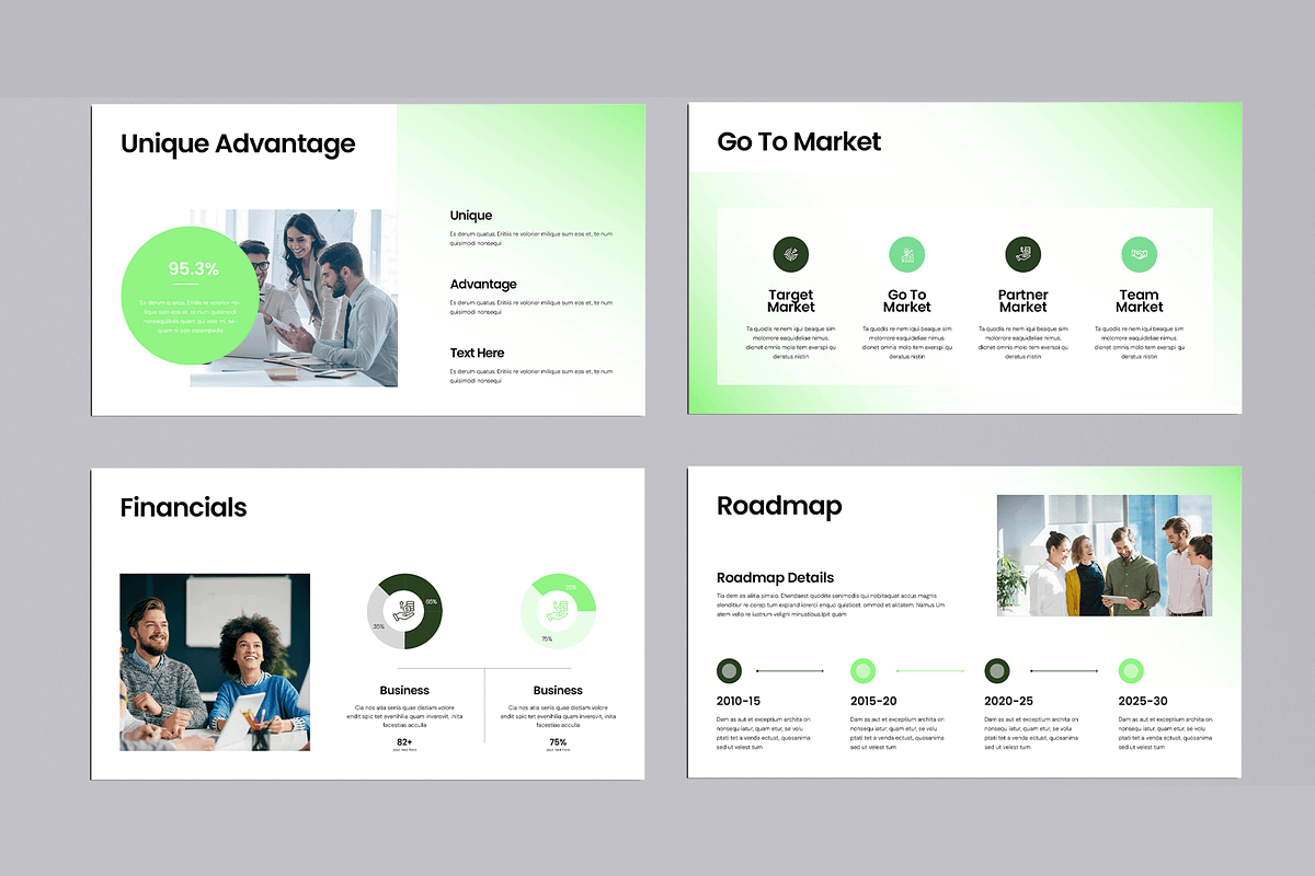 Investor Deck Presentation Template, a Presentation Template by MightyDesign (Photo 4 of 8)