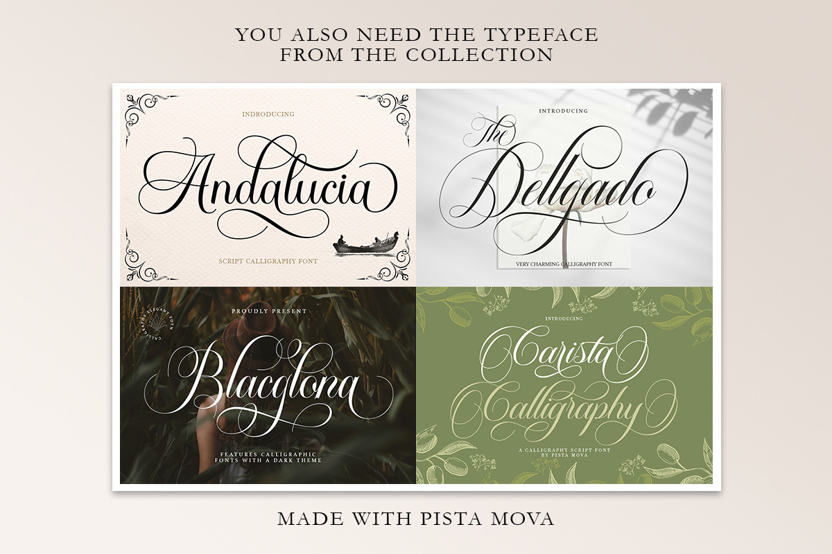 Bailenson, a Script Font by Pista Mova (Photo 11 of 11)