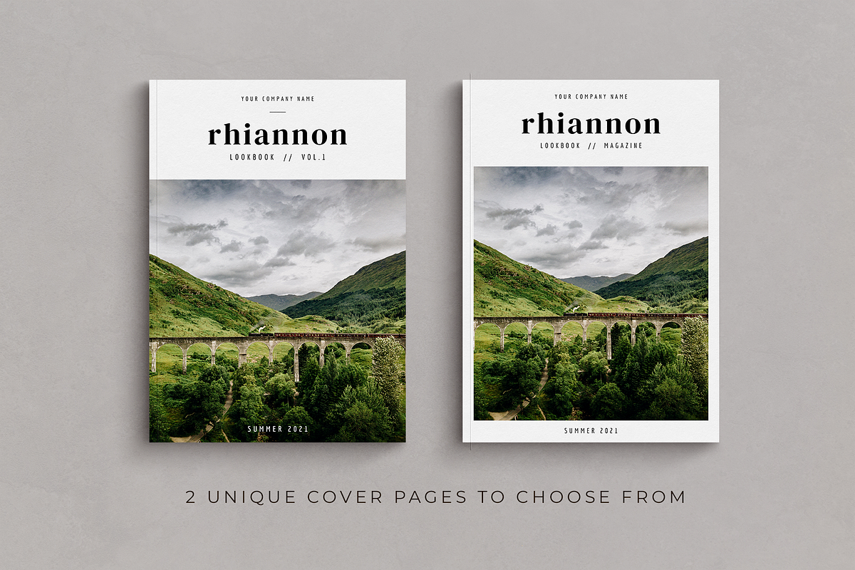 Rhiannon Lookbook Template, a Magazine Template by Atlas & Anchor Designs (Photo 5 of 9)