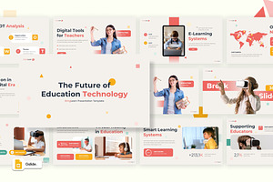 Education Technology Google Slides, a Presentation Template by Loin Studio