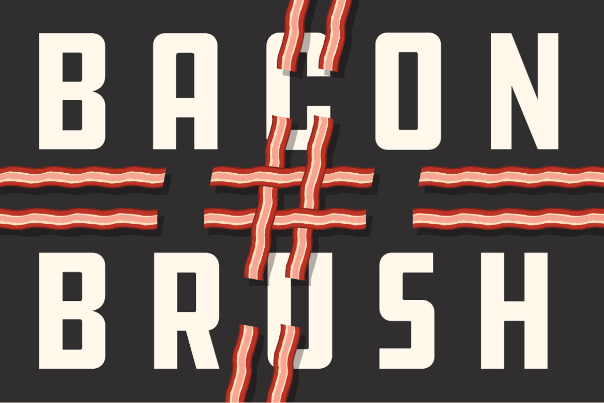 Bacon Brush for Illustrator, a Brush Add-On by roscoepeacock (Photo 2 of 5)