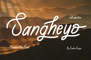 Sangheyo - Handwritten Font, a Handwritten Font by ENATIVE (Thumbnail 1 of 5)